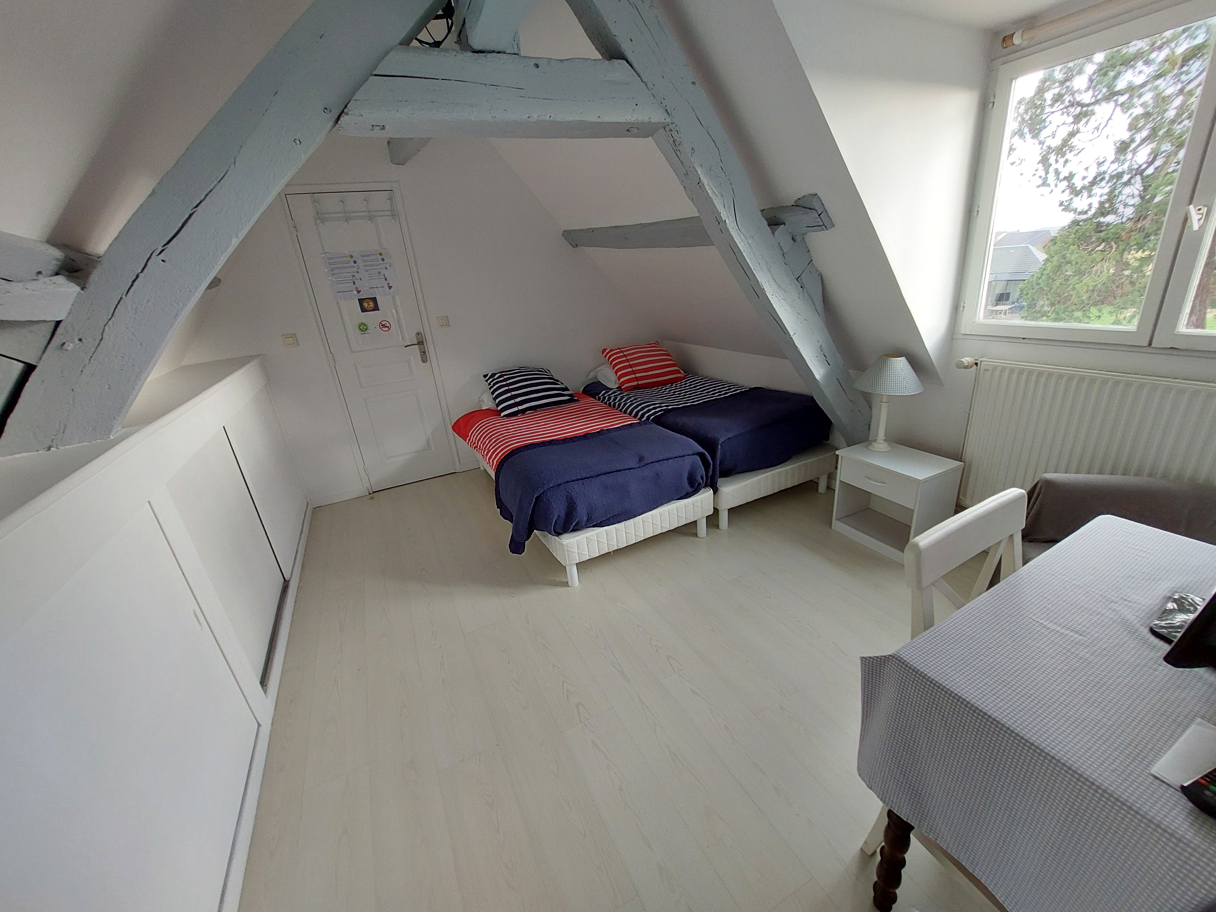 Half-timbered room
